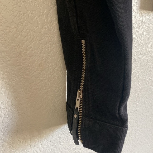 Harley Davidson Women’s Black Denim Jacket Size M - Picture 7 of 7